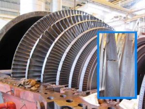 Power Plant Rotor Blade Crack repair Panama high cycle fatigue خستگی پرچرخه
