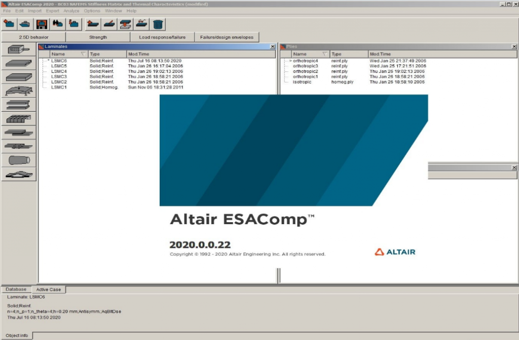 افزار تحلیل و طراحی Altair ESAComp