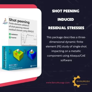 Shot peening induced residual stresses using ABAQUS