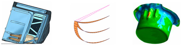 غیر خطی هندسی یا NLGEOM در اباکوس - geometric nonlinearity