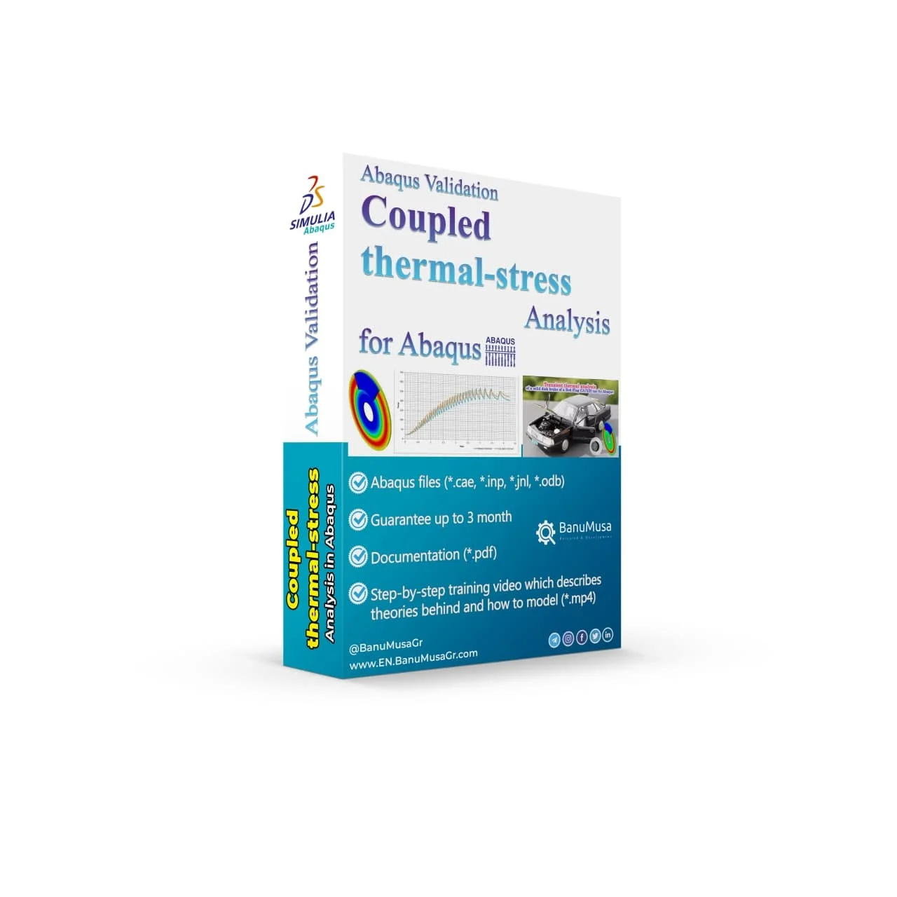 تحلیل تنش کوپل حرارتی دیسک ترمز خودرو: یک آموزش کامل به همراه اعتبارسنجی